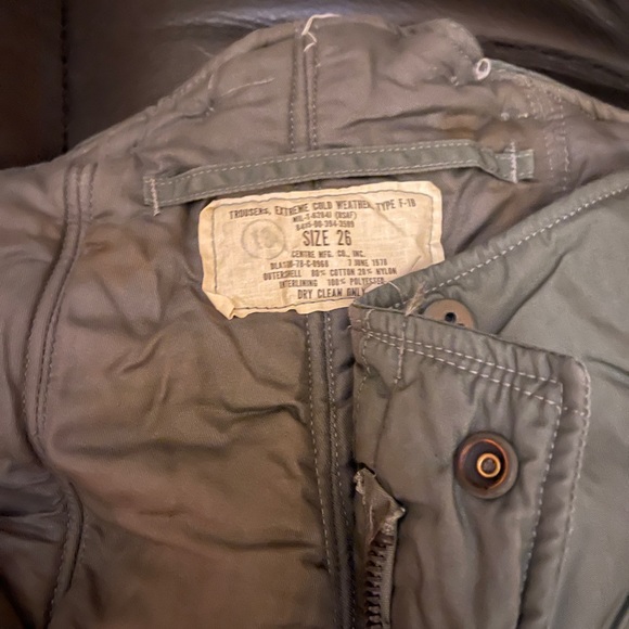 US Army extreme cold weather trousers F-1B - Picture 2 of 3